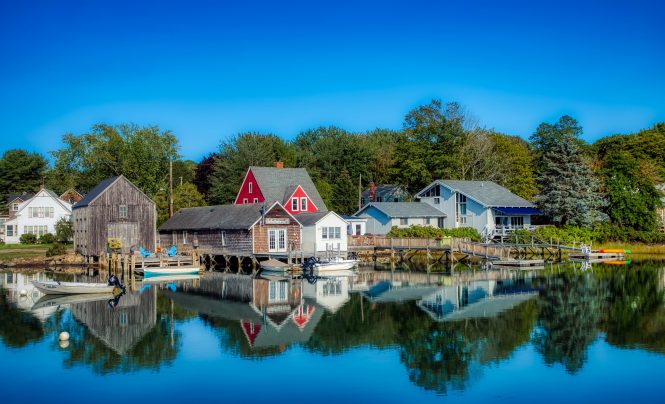 A luxury charter yacht is the perfect way to encounter New England’s fall foliage display