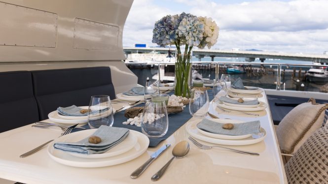 Newly-refitted 42m motor yacht IRAMA chartering around the Western Mediterranean