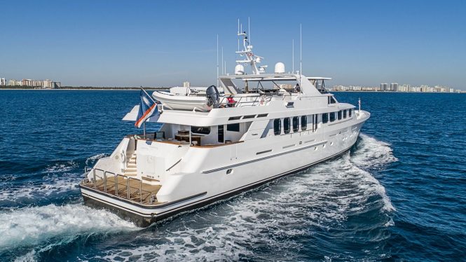 Gorgeous newly-refitted 38m classic charter yacht REFLECTIONS available in the Bahamas