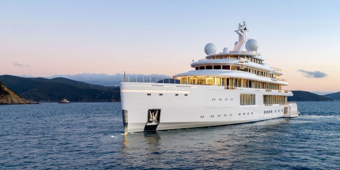 Imposing 108m Benetti mega yacht LUMINOSITY renamed from ZOZA