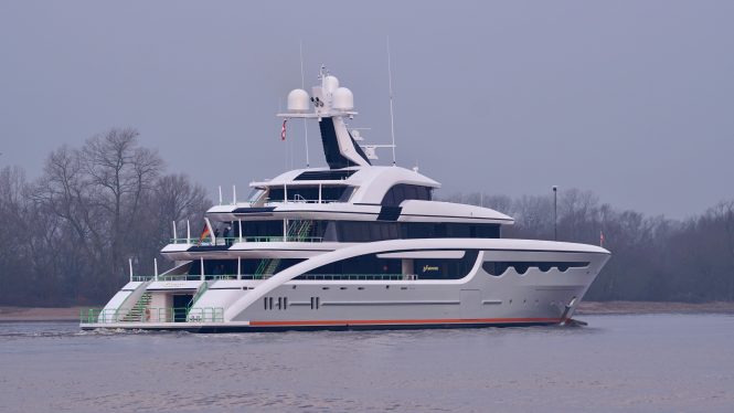 68m Charter yacht SOARING delivered to her owner