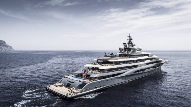 Stepping aboard the awe-inspiring 136m Charter Yacht FLYING FOX