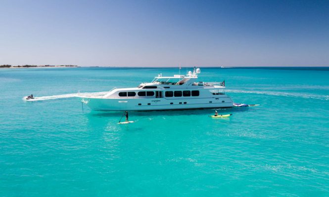 Relaxing Charter Vacations in the Bahamas aboard 33m motor yacht IL CAPO with 20% off