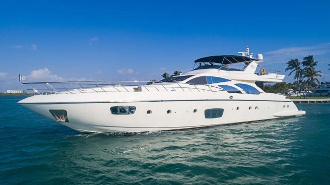 Enjoy one extra day free when chartering 30m motor yacht INTERVENTION in the Bahamas