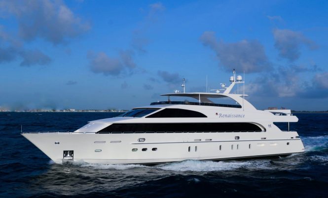 15% Off New England Charters with 35m Motor Yacht RENAISSANCE