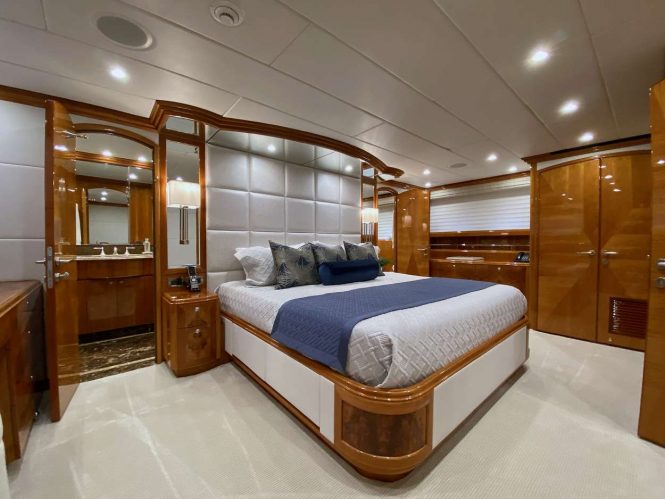 Spacious master suite