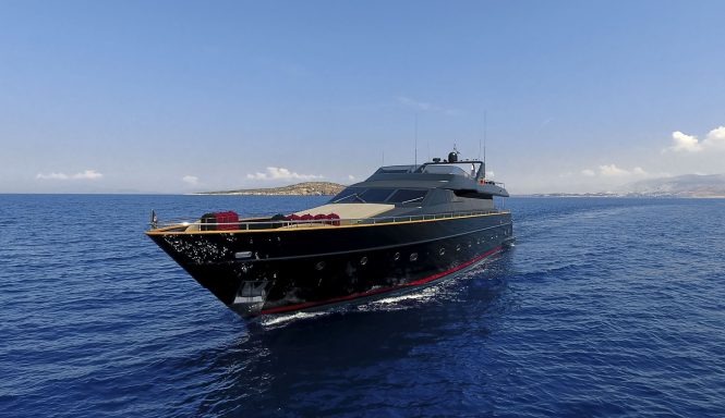 36m motor yacht CAN’T REMEMBER offering 30% dicount on charters in Greece