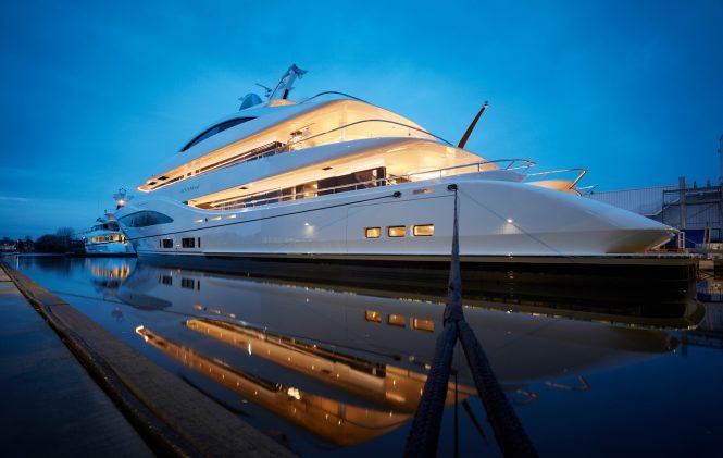 75m Charter yacht Arrow delivered