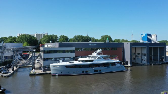 Charter yacht MANA launched and ready for sea trials