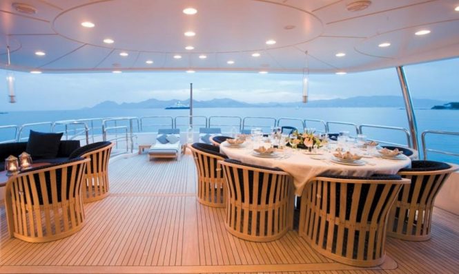 exterior deck areas