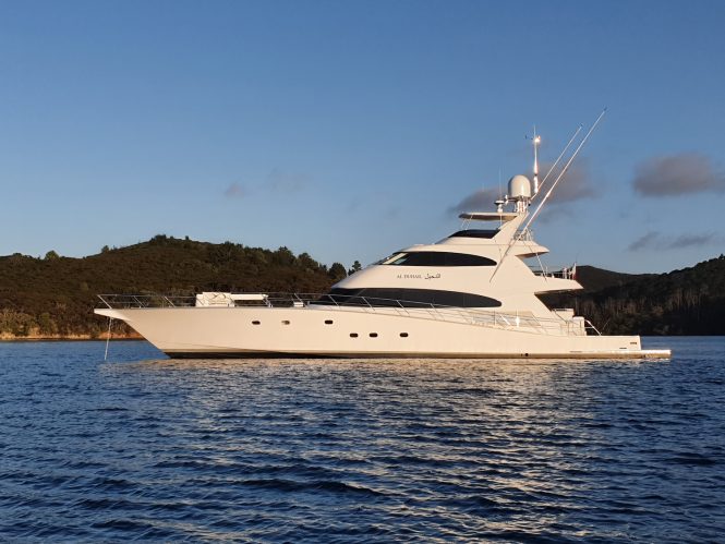 34-metre sportfisher yacht Al Duhail delivered
