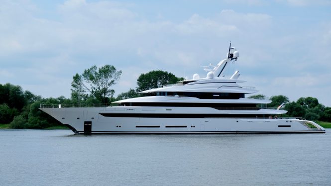 New photos of the 87m Lurssen superyacht Project Hawaii