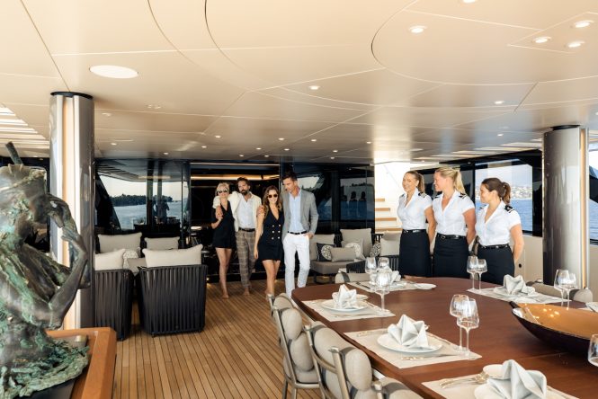 Exceptional service provided by a highly-skilled and trained crew