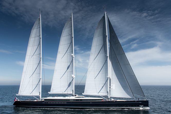 Royal Huisman sailing yacht SEA EAGLE II successfully delivered and heading to Mediterranean