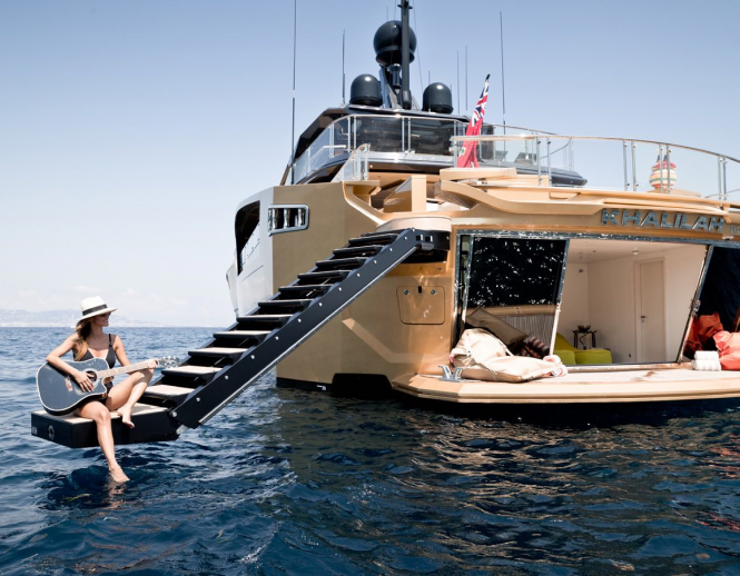 Following a €2 million refit golden yacht KHALILAH for charter at special summer rate in the Med