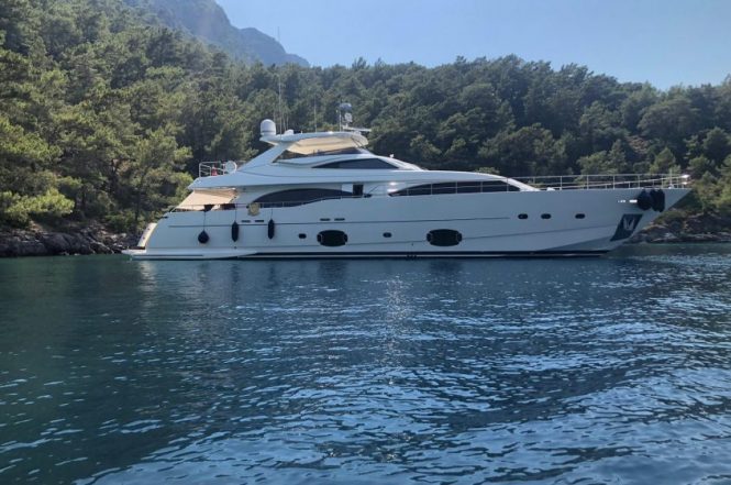 Charter luxury yacht FUNDA D in the Eastern Mediterranean