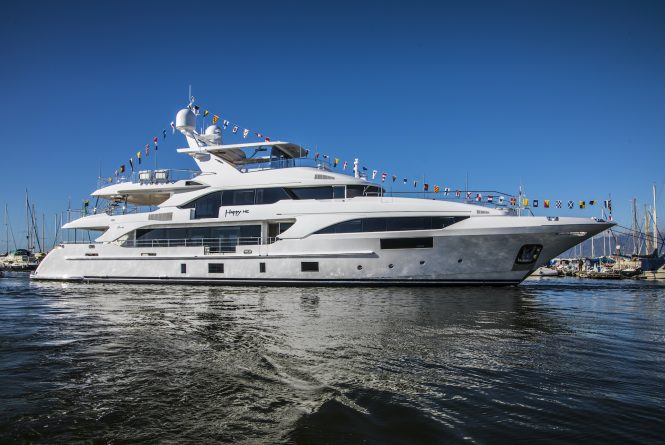 Benetti luxury yacht Happy Me delivered and ready for Mediterranean charters