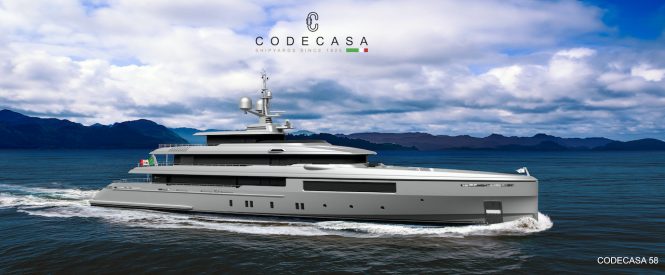 Codecasa working on 58m motor yacht hull C127 to be delivered in 2023