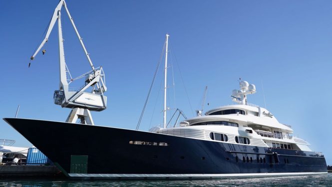 74-Metre luxury charter yacht Cocoa Bean completes final refit phase