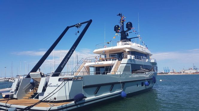 39m Explorer yacht AURELIA with infinity deck launched in Italy