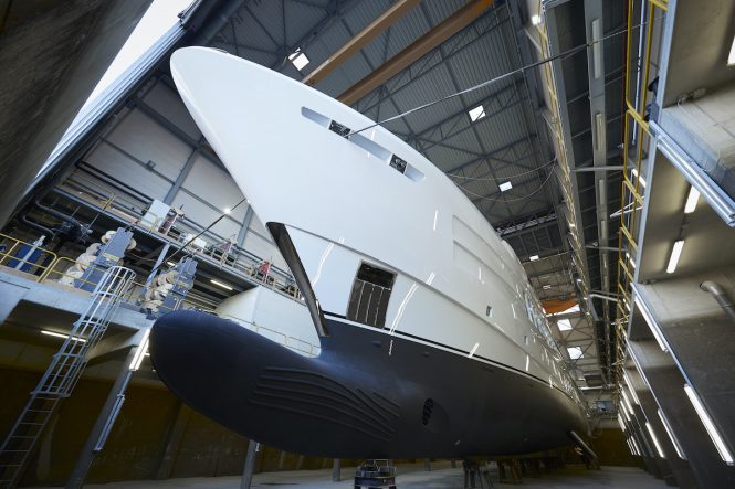 Heesen 55m superyacht Project Pollux has been launched