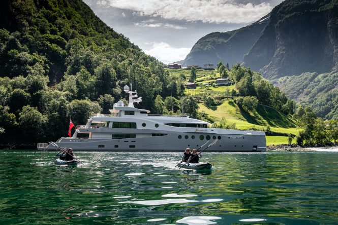 First Amels Limited Editions 206 luxury yacht Stardust on maiden voyage