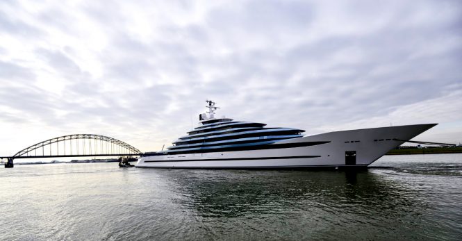 Famous 110m mega yacht JUBILEE renamed KAOS after refit