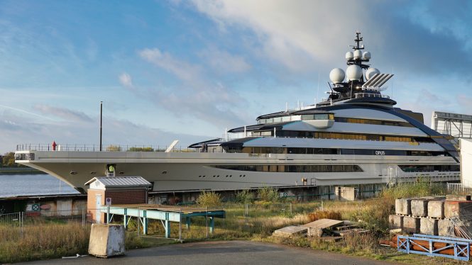 142m NORD yacht floats out again revealing more details