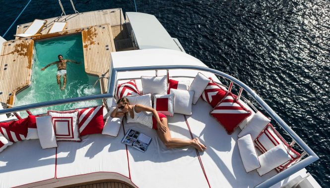 72m charter yacht AXIOMA available at heavily reduced rate in the Caribbean