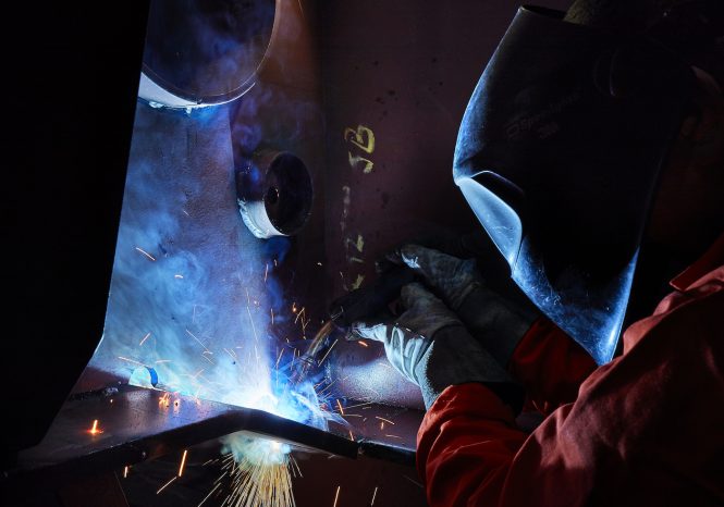 keel laying ceremony at Heesen Yachts