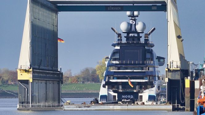 Lurssen christens Nuvolari Lenard-designed 142m mega yacht NORD (previously OPUS)