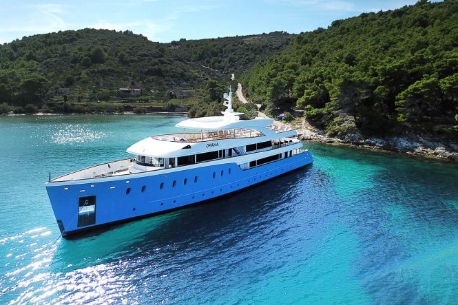 Cruise the Croatian charter grounds in style aboard superyacht Ohana