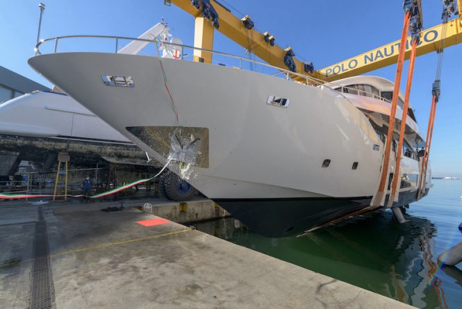 Maiora launch motor yacht GULU II with interiors by Fossati Design Bureau