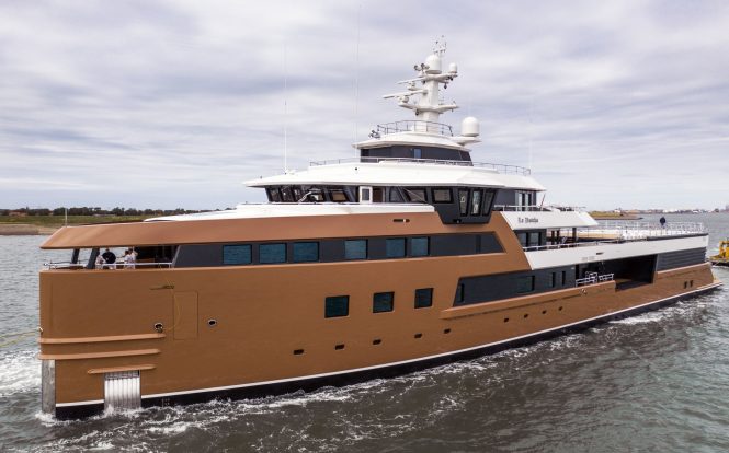 Damen superyacht La Datcha delivered and off on world-wide adventure