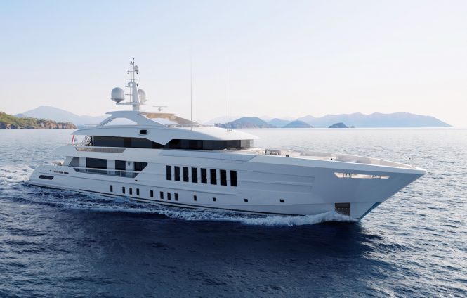 Heesen presents imposing 55m motor yacht Project GEMINI