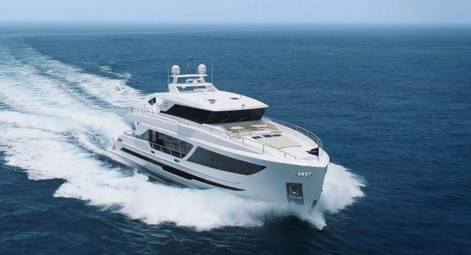 Brand-new 27m motor yacht AQUA LIFE joins Caribbean and Bahamas charter market