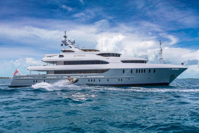 Superyacht SOVEREIGN now available with 10% off Bahamas charter special