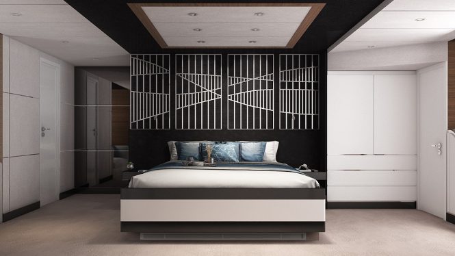 Modern and spacious accommodation on board with ensuite bathroom facilities