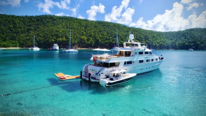 15% discount on remaining Caribbean charters aboard 40m superyacht LIONSHARE