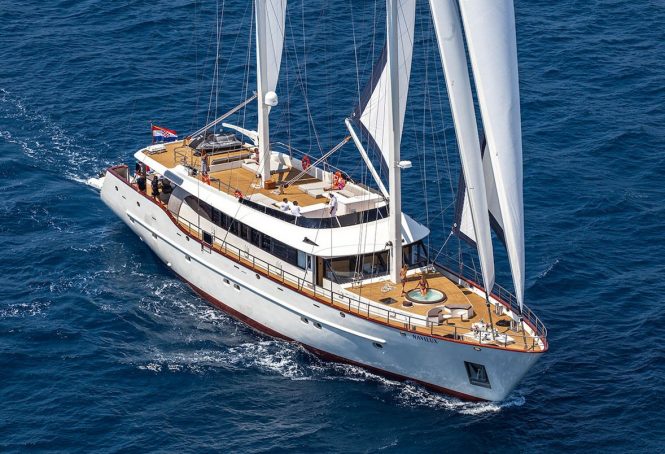 Save 10% on a Croatia and Montenegro luxury yacht charter with sailing yacht Navilux in June