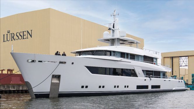 Lurssen motor yacht Project 13800 © Klaus Jordan