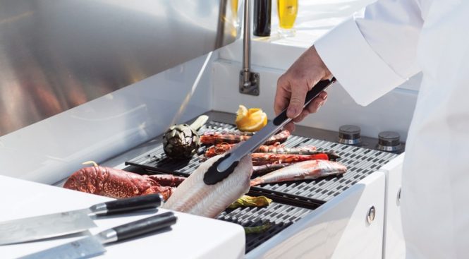 On board barbecue