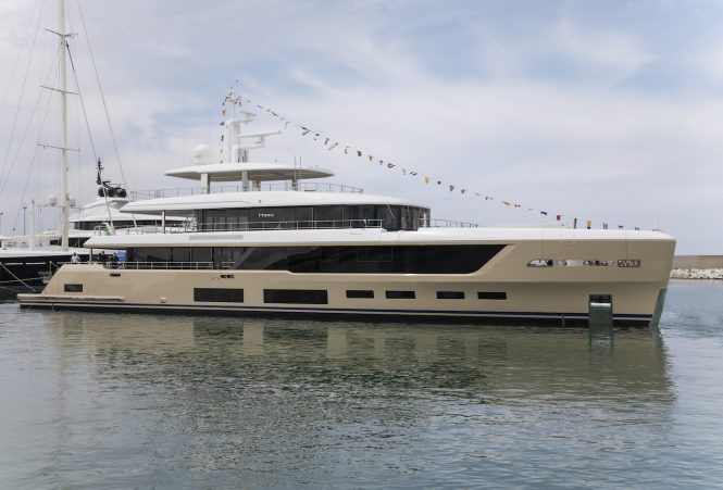 48m Benetti luxury yacht Hawa launched in Italy