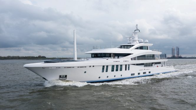 Amels 200 Limited Editions luxury yacht STELLA M delivered for the summer season