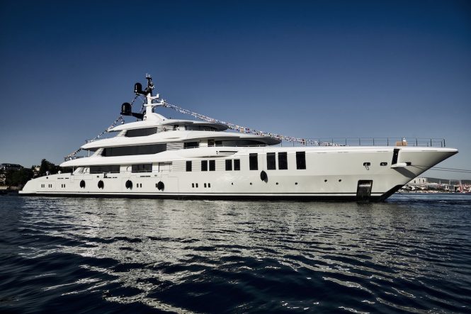 Turquoise Yachts launches 74-metre NB66, named luxury yacht Roe