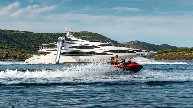 Benetti Charter Yacht AFRICA I offering 10% off Greece to Corfu vacation