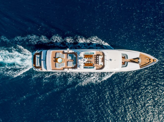 Luxury charter yacht O’CEANOS looking as new and ready for Mediterranean adventures