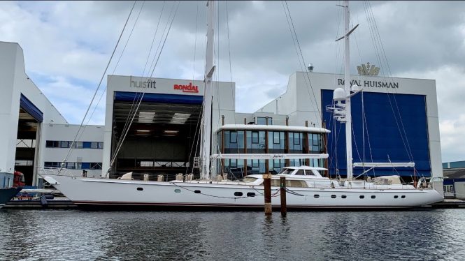 Royal Huisman refits and re-launches luxury sailing yacht Juliet
