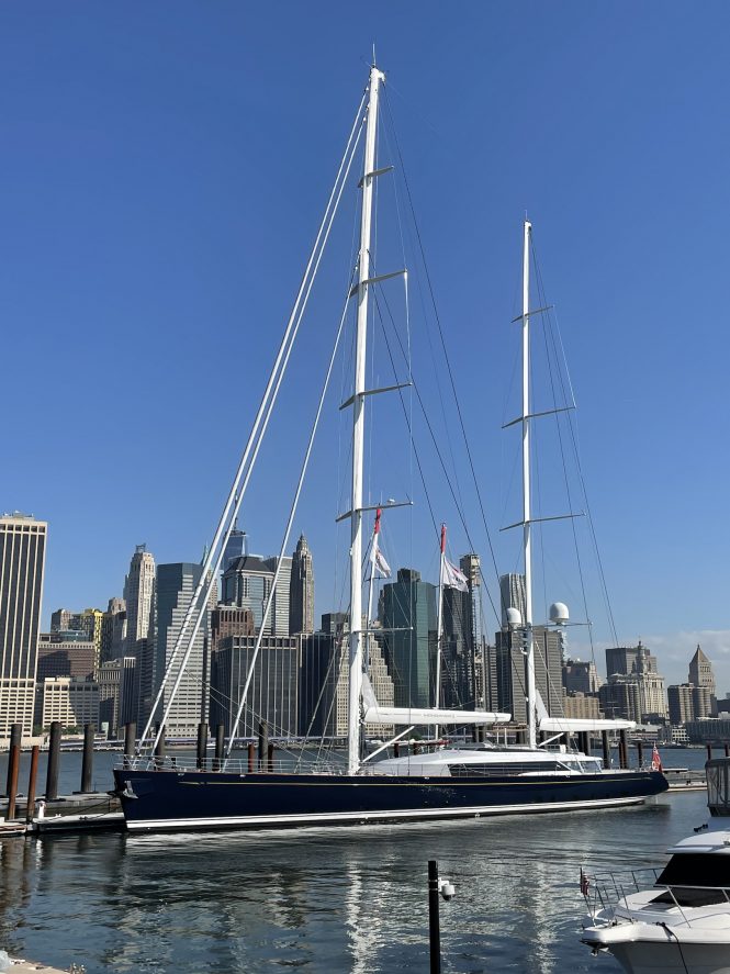 Sailing yacht MONDANGO 3 in New York © Photo Scott Henderson