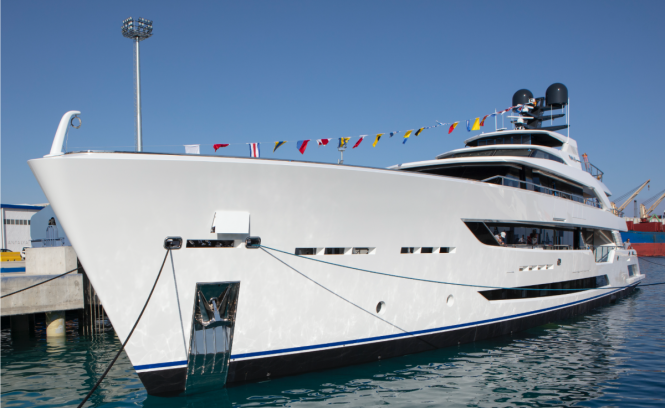 Superyacht Al Waab II launched – world’s longest steel and aluminium luxury yacht under 500 GT